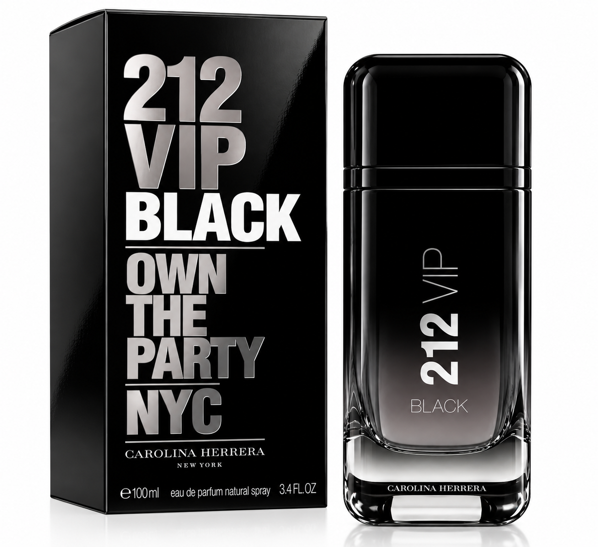 PERFUME CAROLINA HERRERA 212 VIP MEN BLACK 100ML/200ML EDP ORIGINAL