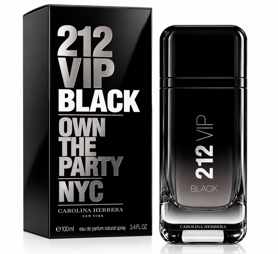 PERFUME CAROLINA HERRERA 212 VIP MEN BLACK 100ML/200ML EDP ORIGINAL