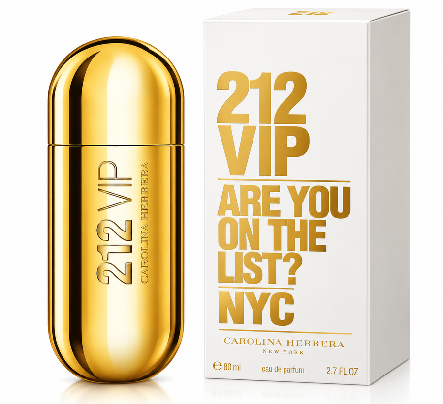 PERFUME CAROLINA HERRERA 212 VIP DAMA 80ML EDP ORIGINAL