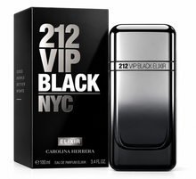 PERFUME CAROLINA HERRERA 212 VIP MEN BLACK ELIXIR 100ML EDP ORIGINAL