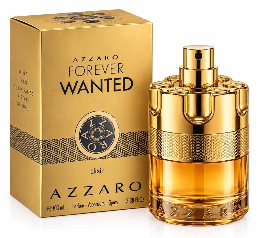 PERFUME AZZARO FOREVER WANTED ELIXIR 100ML PARFUM ORIGINAL