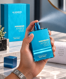 PERFUME AL HARAMAIN AMBER OUD AQUA DUBAI EXTRAIT DE PARFUM  ORIGINAL