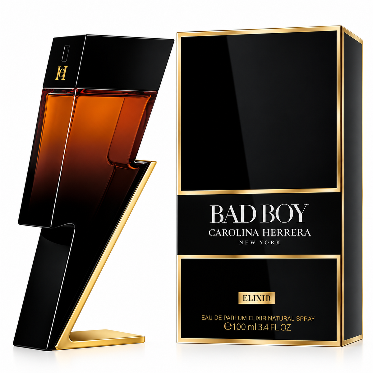 PERFUME CAROLINA HERRERA BAD BOY ELIXIR 100ML EDP ORIGINAL