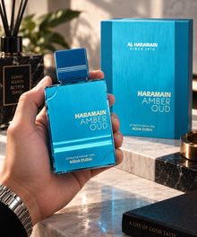 PERFUME AL HARAMAIN AMBER OUD AQUA DUBAI EXTRAIT DE PARFUM  ORIGINAL