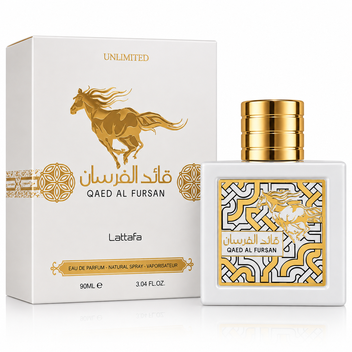 PERFUME LATTAFA QAED AL FURSAN UNLIMITED 90ML EDP ORIGINAL