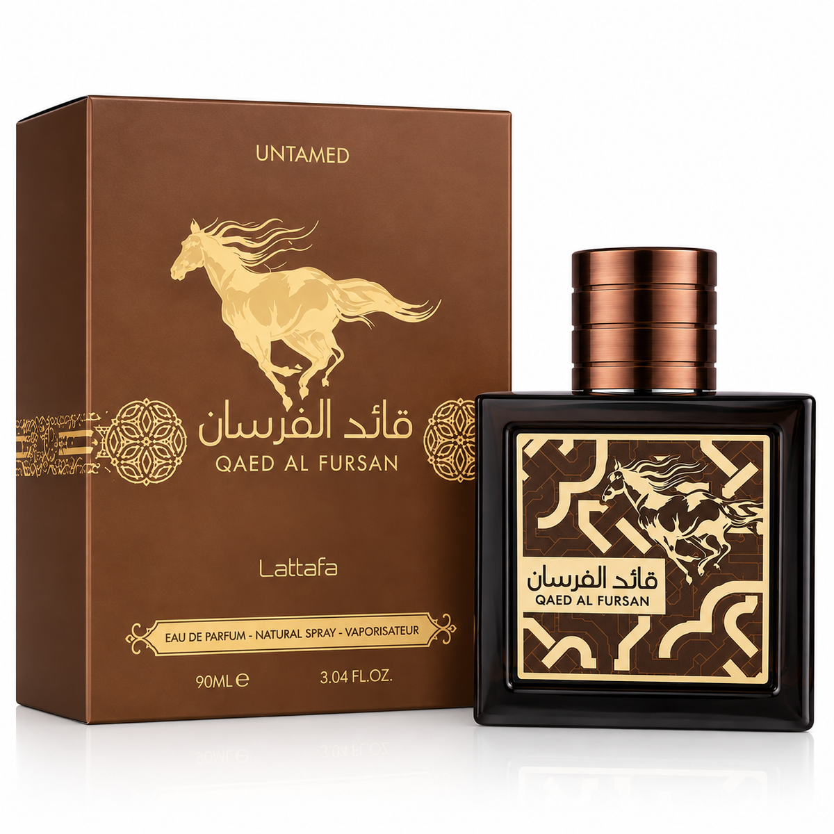 PERFUME LATTAFA QAED AL FURSAN UNTAMED 90ML EDP ORIGINAL