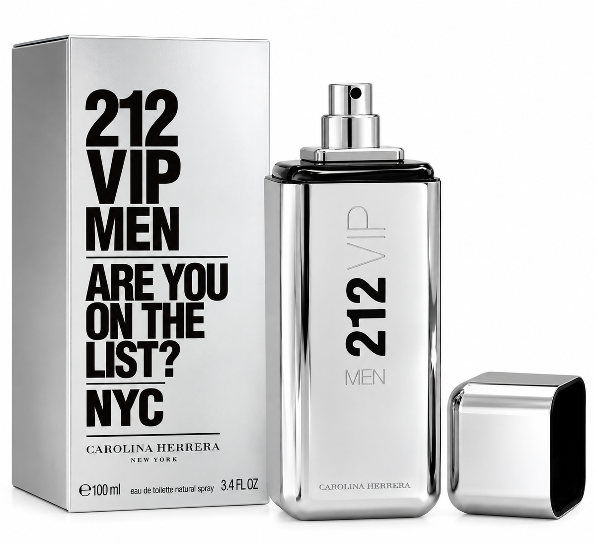 PERFUME CAROLINA HERRERA 212 VIP MEN 100ML/200ML EDT ORIGINAL