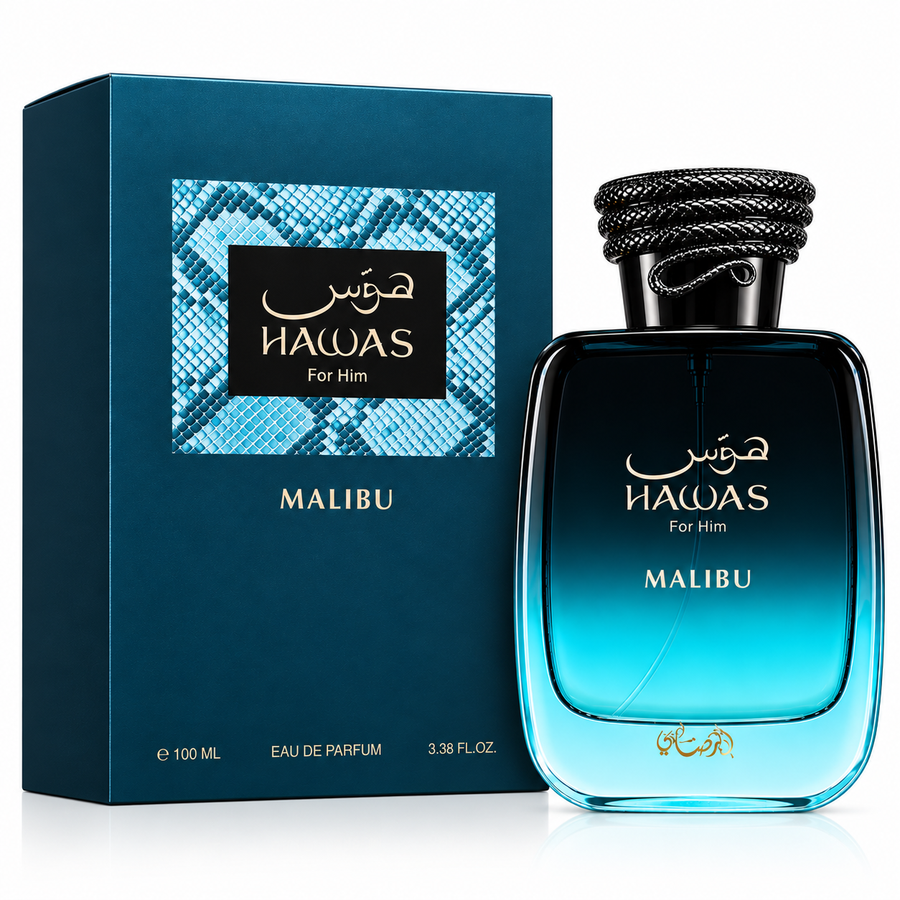 PERFUME RASASI HAWAS MALIBU 100ML EDP ORIGINAL
