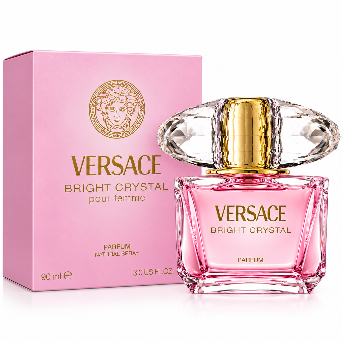 PERFUME VERSACE BRIGHT CRYSTAL 90ML PARFUM ORIGINAL
