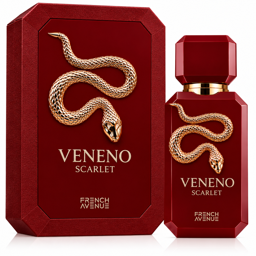 PERFUME FRENCH AVENUE VENENO SCARLET 100ML EDP ORIGINAL
