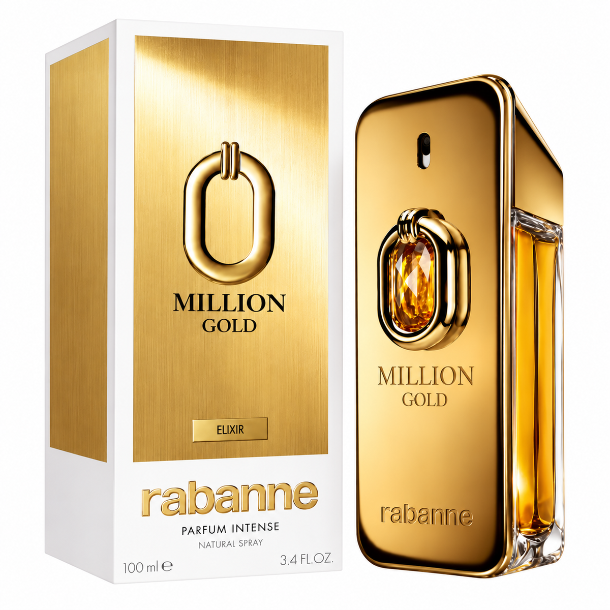 PERFUME PACO RABANNE MILLION GOLD ELIXIR 100ML PARFUM ORIGINAL