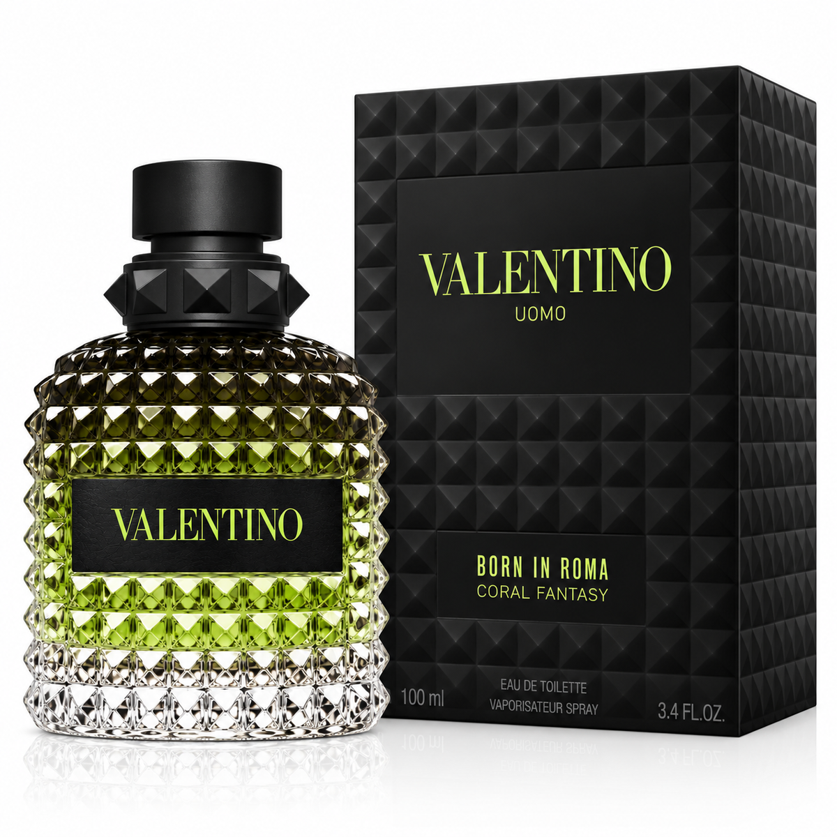 PERFUME VALENTINO UOMO BORN IN ROMA GREEN STRAVAGANZA 100ML EDT ORIGINAL