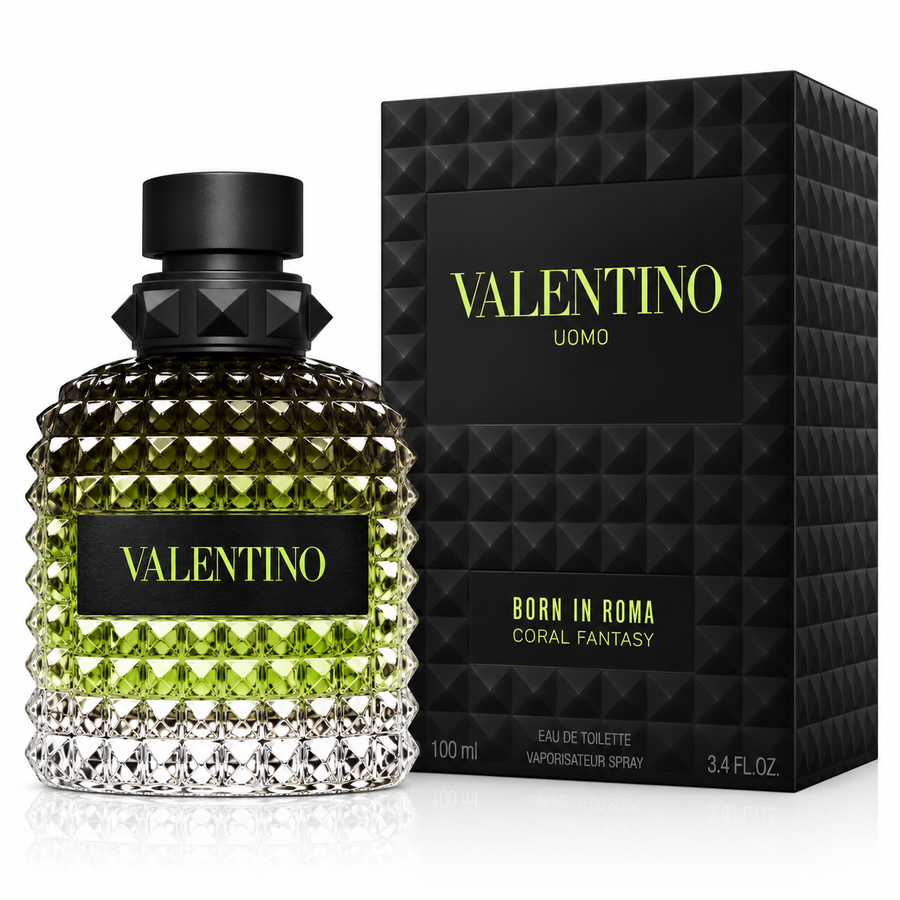 PERFUME VALENTINO UOMO BORN IN ROMA GREEN STRAVAGANZA 100ML EDT ORIGINAL