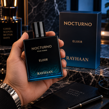 PERFUME RAYHAAN NOCTURNO ELIXIR 100ML EDP ORIGINAL