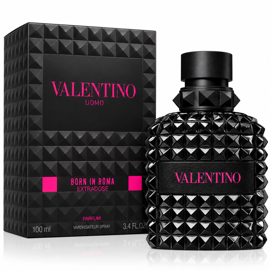 PERFUME VALENTINO UOMO BORN IN ROMA EXTRADOSE 100ML PARFUM ORIGINAL