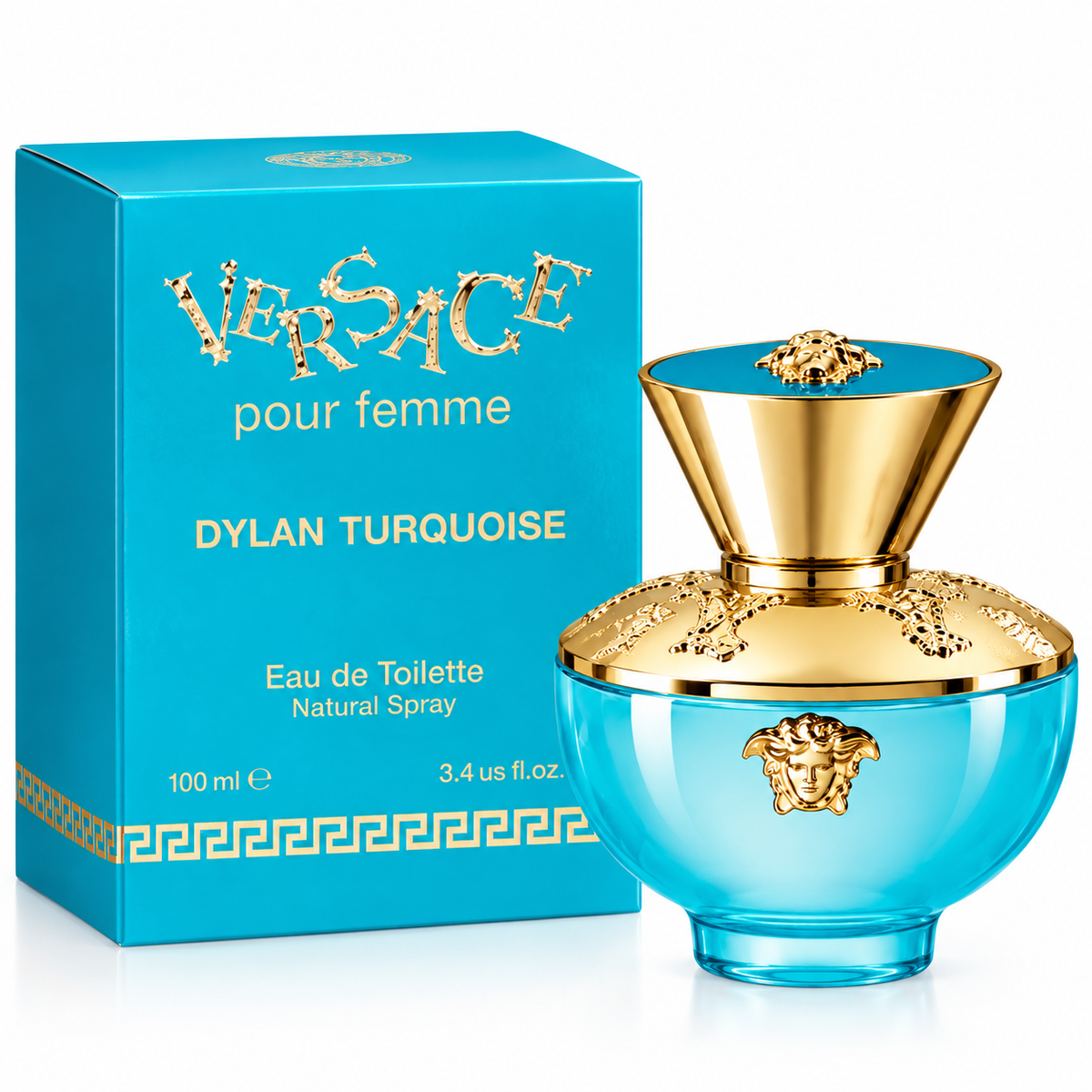 PERFUME VERSACE DYLAN TURQUOISE POUR FEMME 100ML EDT ORIGINAL