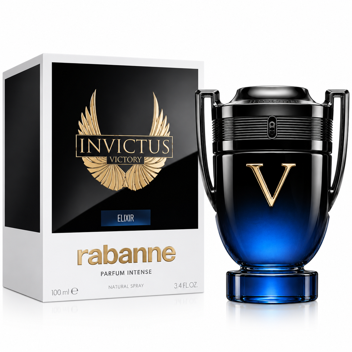 PERFUME PACO RABANNE INVICTUS VICTORY ELIXIR 100ML PARFUM INTENSE ORIGINAL