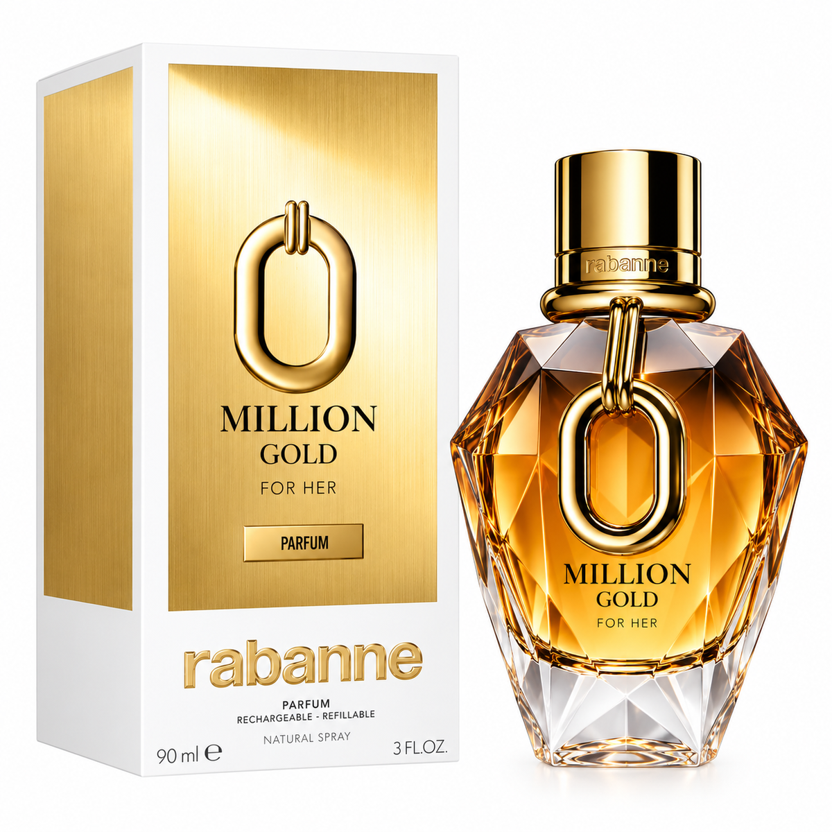 PERFUME PACO RABANNE MILLION GOLD FOR HER 90ML PARFUM ORIGINAL